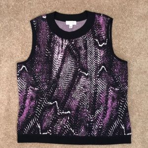 St John Sport geometric sleeveless tank top